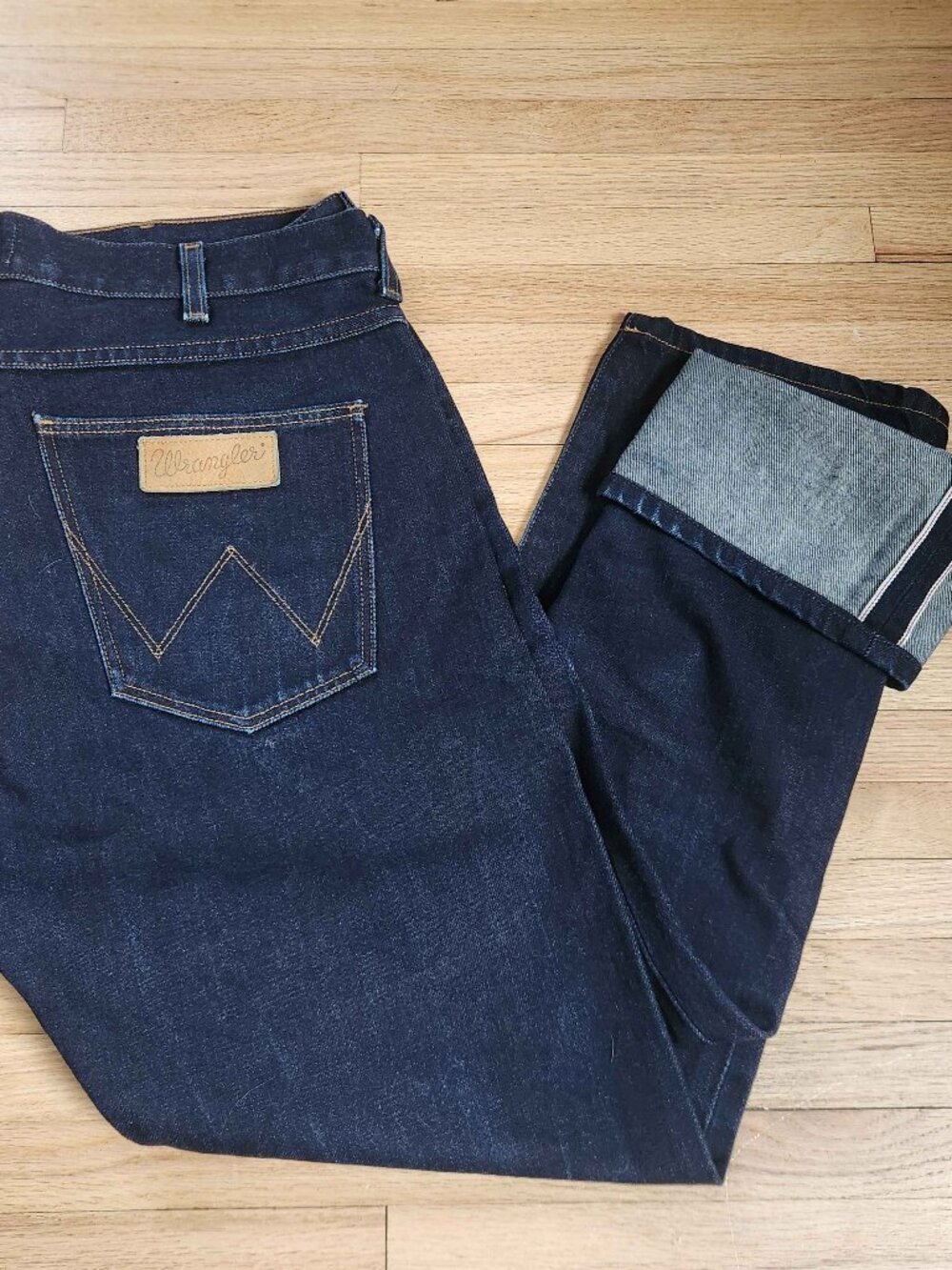 Wrangler Men’s Straight Jeans Dark Indigo